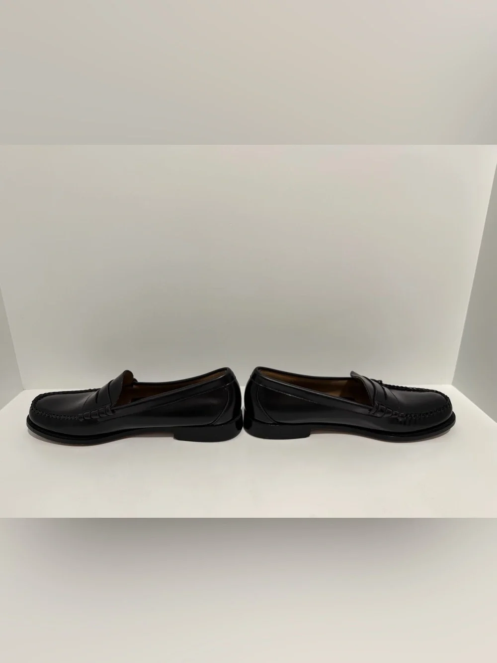 NEW Madewell G.H.BASS Weejuns® Penny Loafers in black leather size 12 NF669 $175